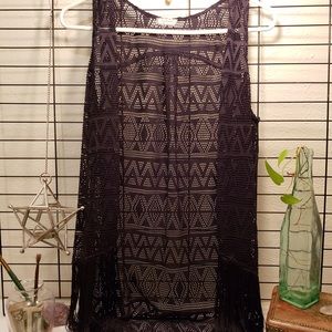 Hippie Style Boho Fringe Cardigan